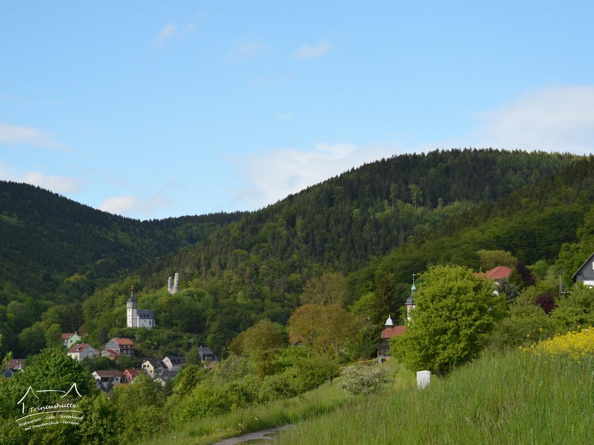 Die Triniushütte Thüringens schönste Aussicht Rauenstein Exterior foto