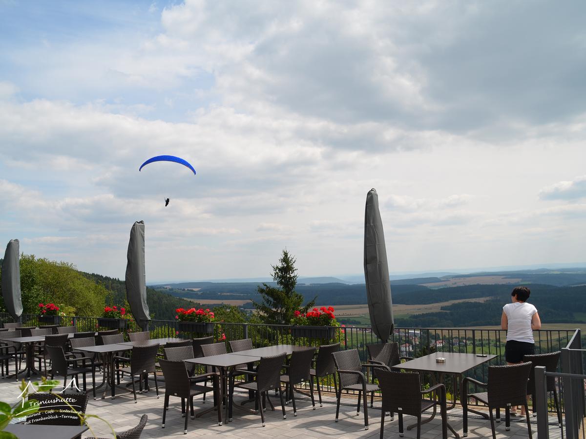 Die Triniushütte Thüringens schönste Aussicht Rauenstein Exterior foto