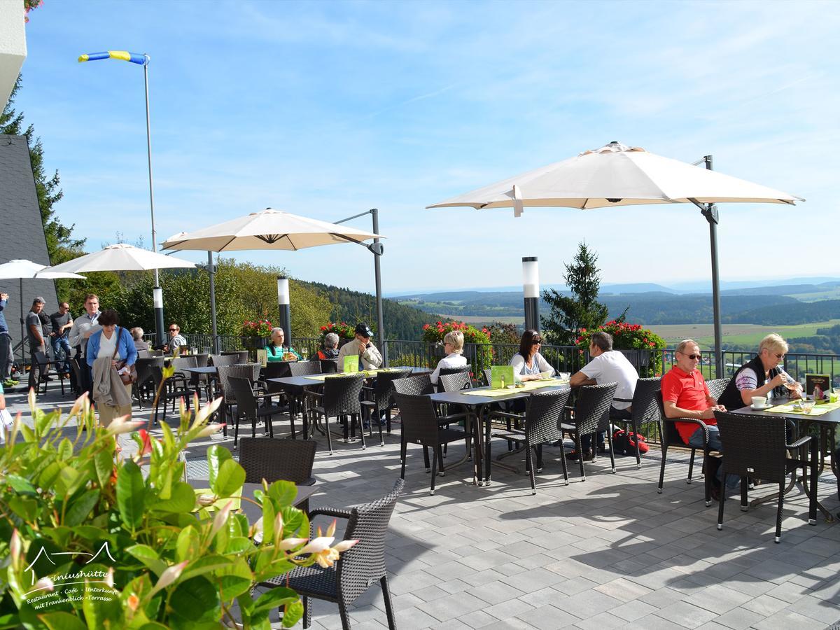 Die Triniushütte Thüringens schönste Aussicht Rauenstein Exterior foto