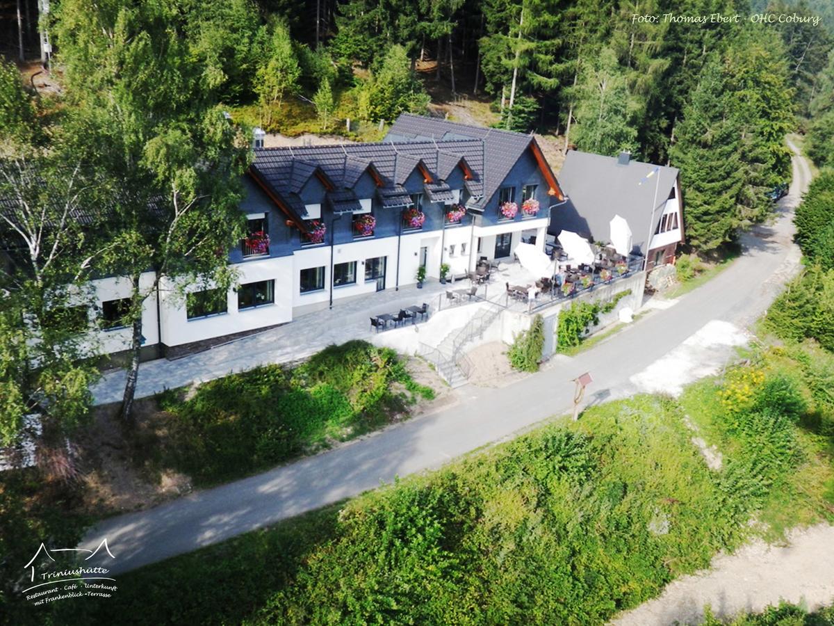 Die Triniushütte Thüringens schönste Aussicht Rauenstein Exterior foto