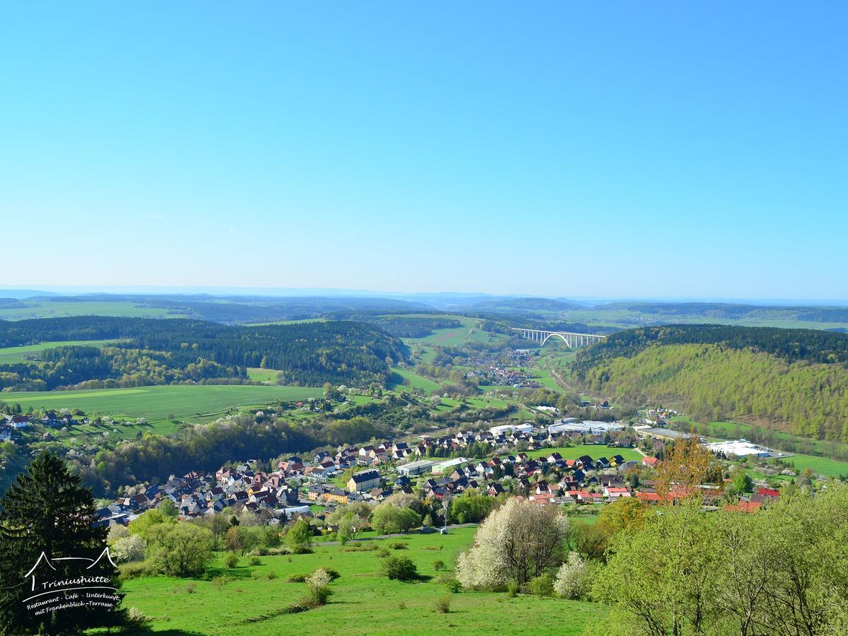 Die Triniushütte Thüringens schönste Aussicht Rauenstein Zimmer foto