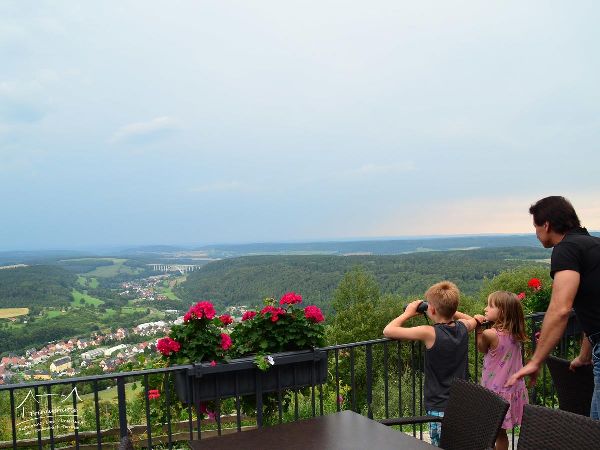 Die Triniushütte Thüringens schönste Aussicht Rauenstein Exterior foto