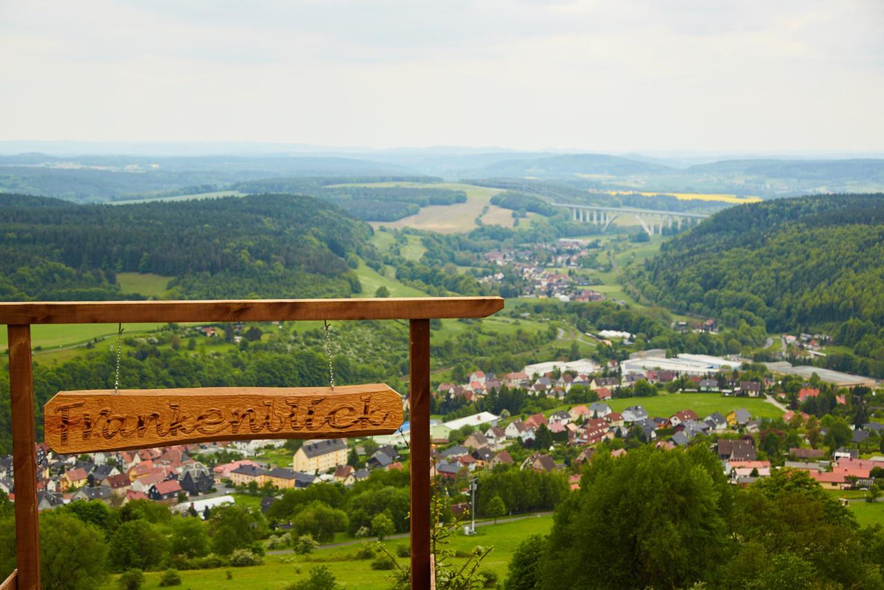 Die Triniushütte Thüringens schönste Aussicht Rauenstein Exterior foto